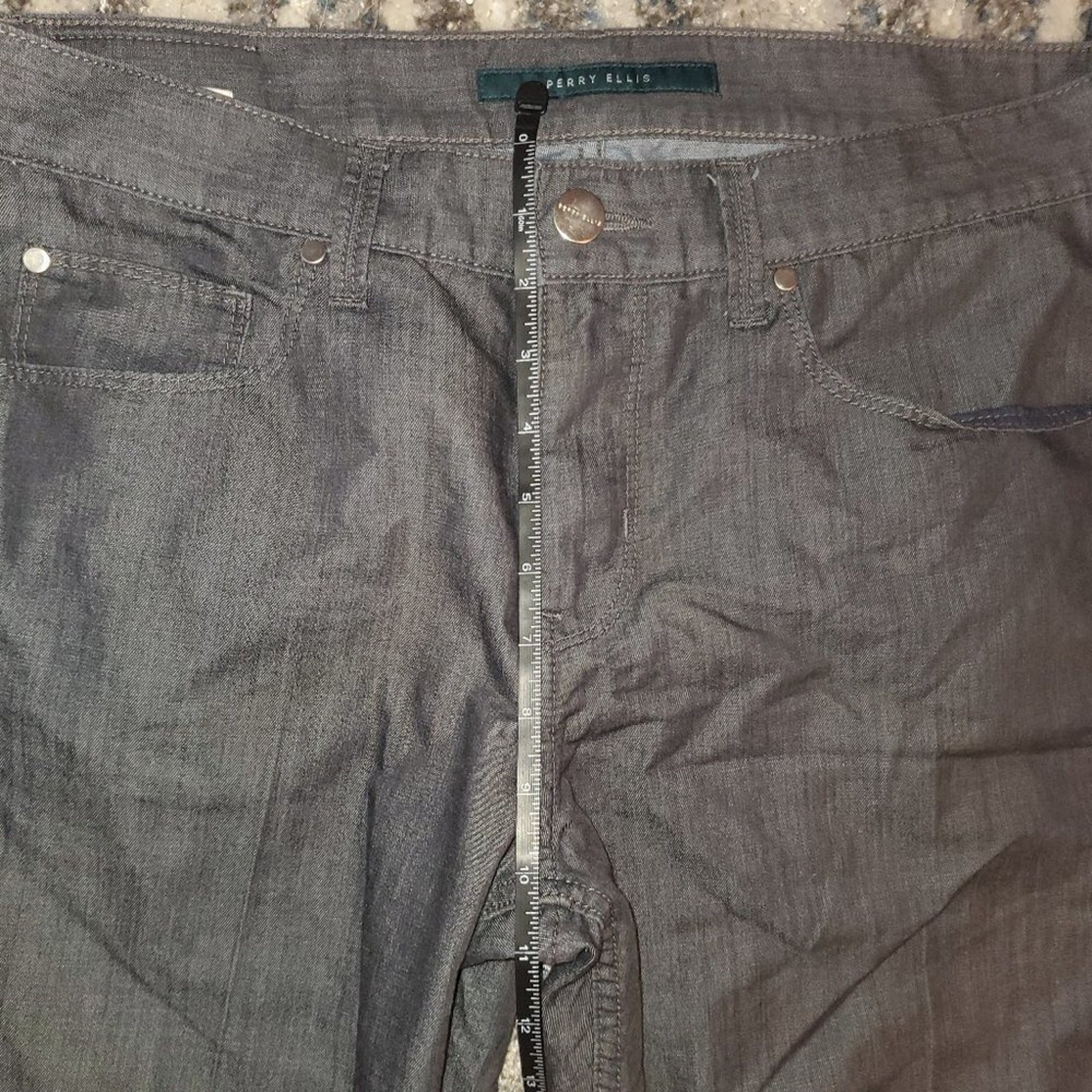 Perry Ellis Black Men’s Designer Pants || 33 x 32
