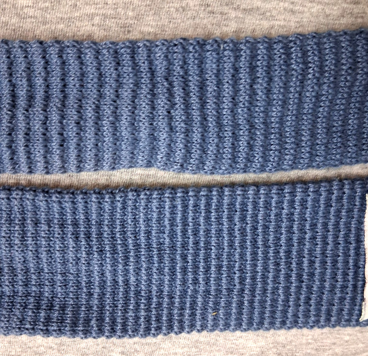 615 Collection Blue Men’s Neck Tie~Skinny Square~100% Lisle Cotton~Made USA~42″L