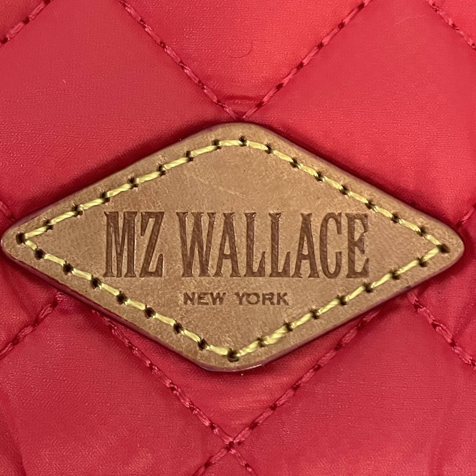 MZ Wallace Metro Belt Bag Watermelon Red Pink Sling Purse Summer Travel EUC