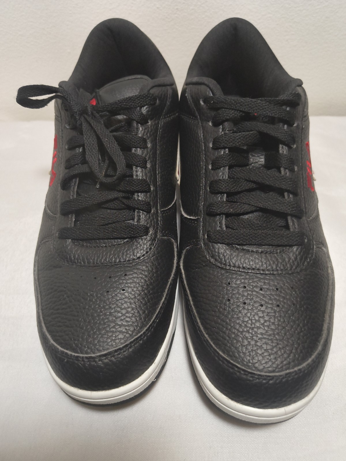 Fila A-Low Top Black Red White Sneakers Size 11.5 Men’s Basketball Shoes (Used)