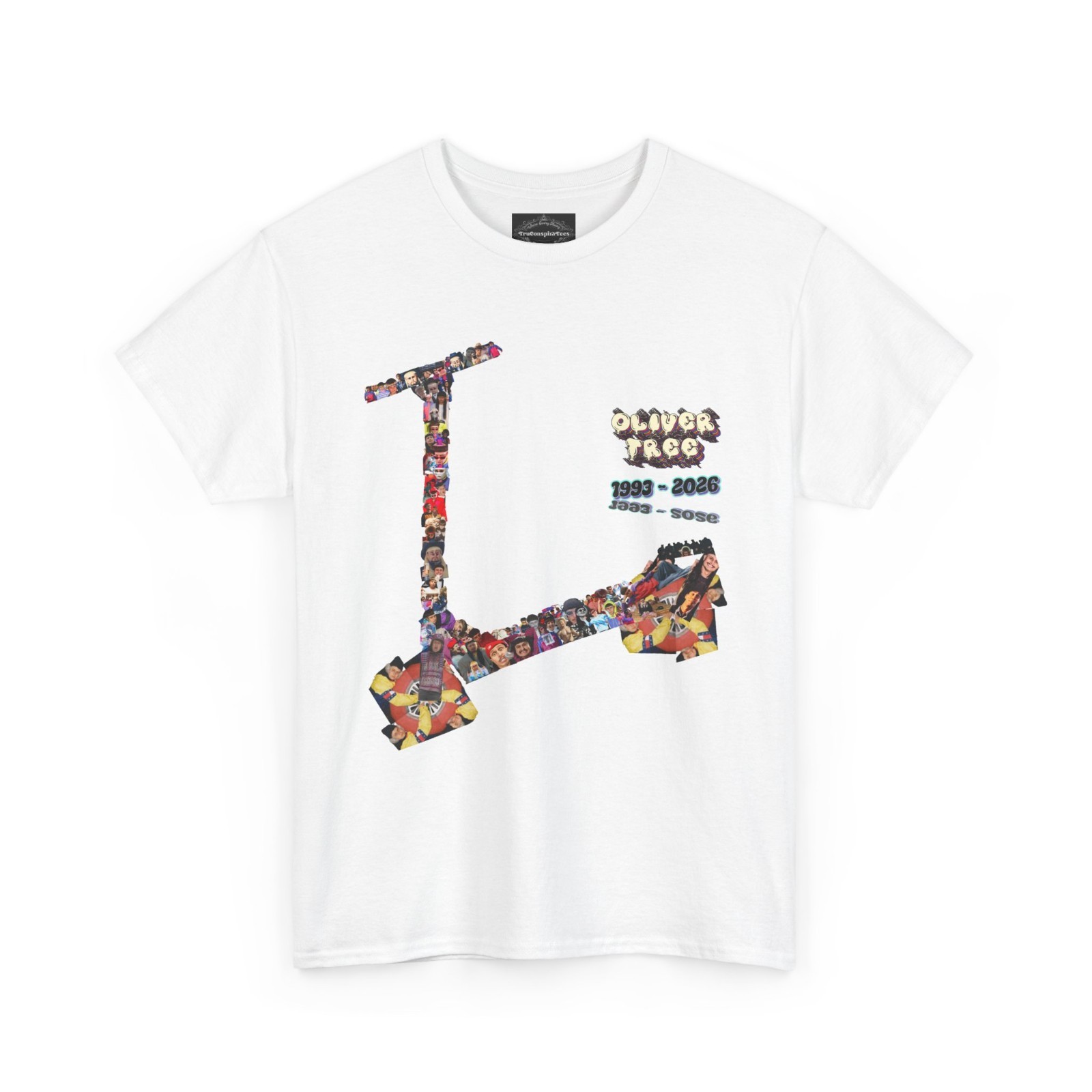 Oliver Tree 1993-2026 Razor Scooter Graphic Unisex Heavy Cotton Tee