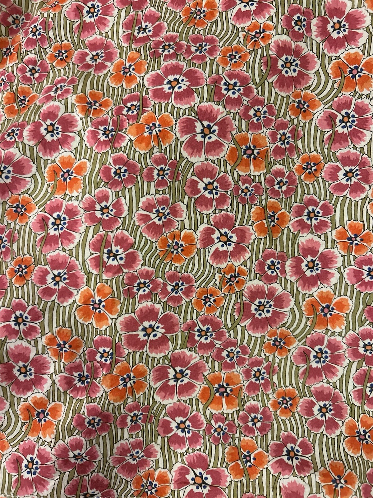 J.CREW Liberty Fabric Floral 100% Cotton Scoop Neck Tie-Strap Cami, Size L