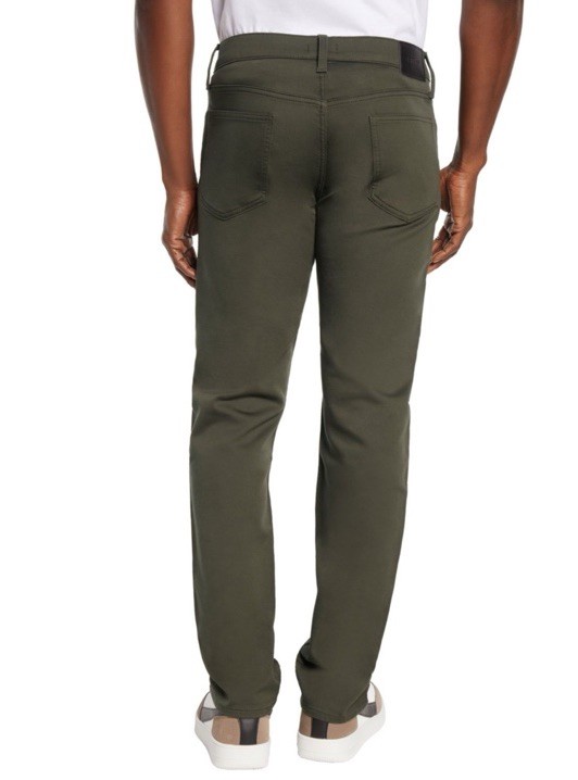 Men’s Express Slim Fit 5 Pocket Olive Pants 34 X 32 NWT MSRP 88.00 Free Shipping