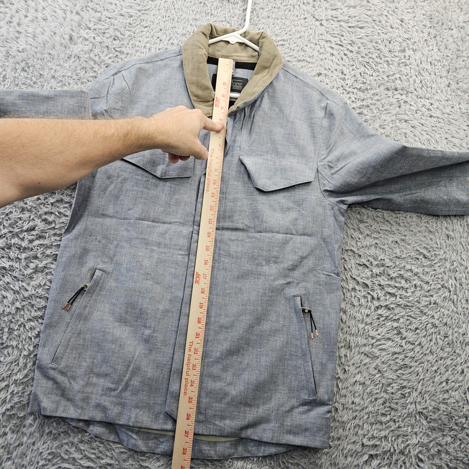 Levi’s Commuter Jacket Reflective Water Repellant Trucker Bomber Small Blue NEW
