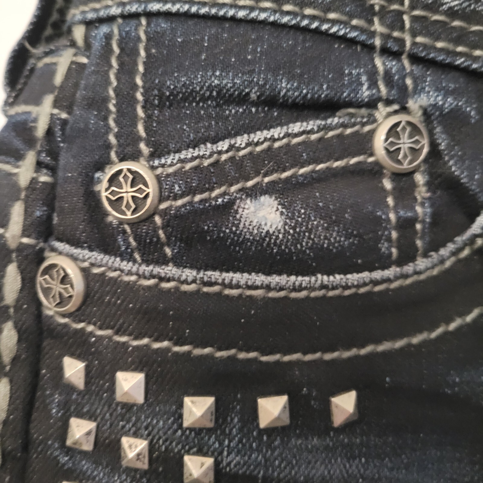 Affliction Women’s Raquel Jeans Size 30Wx29L distressed