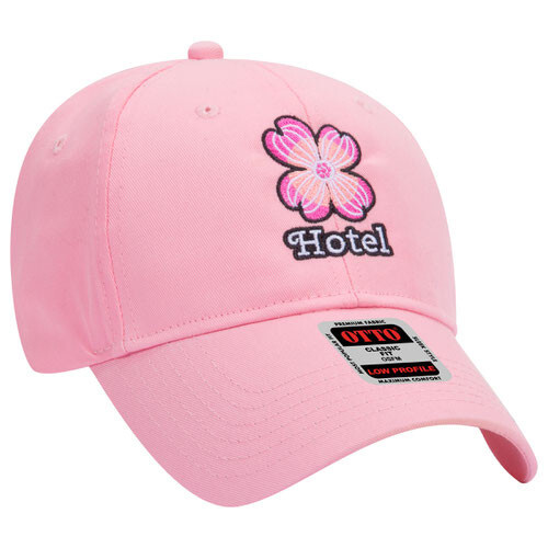 Custom Structured 6 panel Embroidered Cap – Hat – Custom Text, Embroidery 19-536