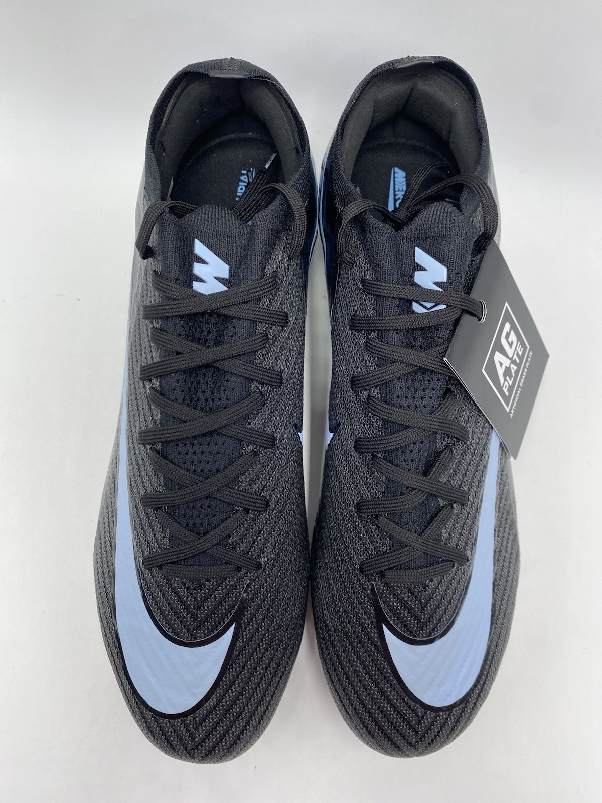 Nike ZM Vapor 16 Elite AG-Pro Black Ice Blue (FQ8693 001) Men’s Size 10