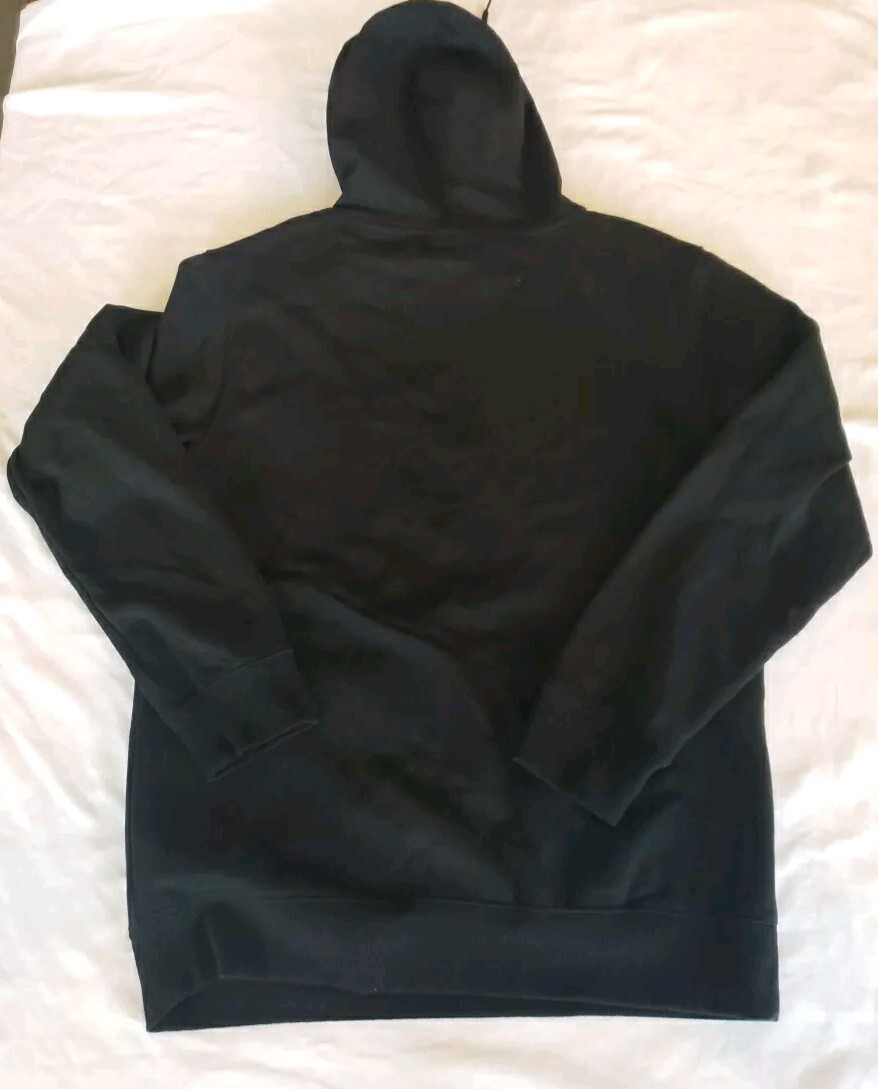 AC/DC Angus Young Sweatshirt Mens Small Black Pullover Hoodie Rock Music