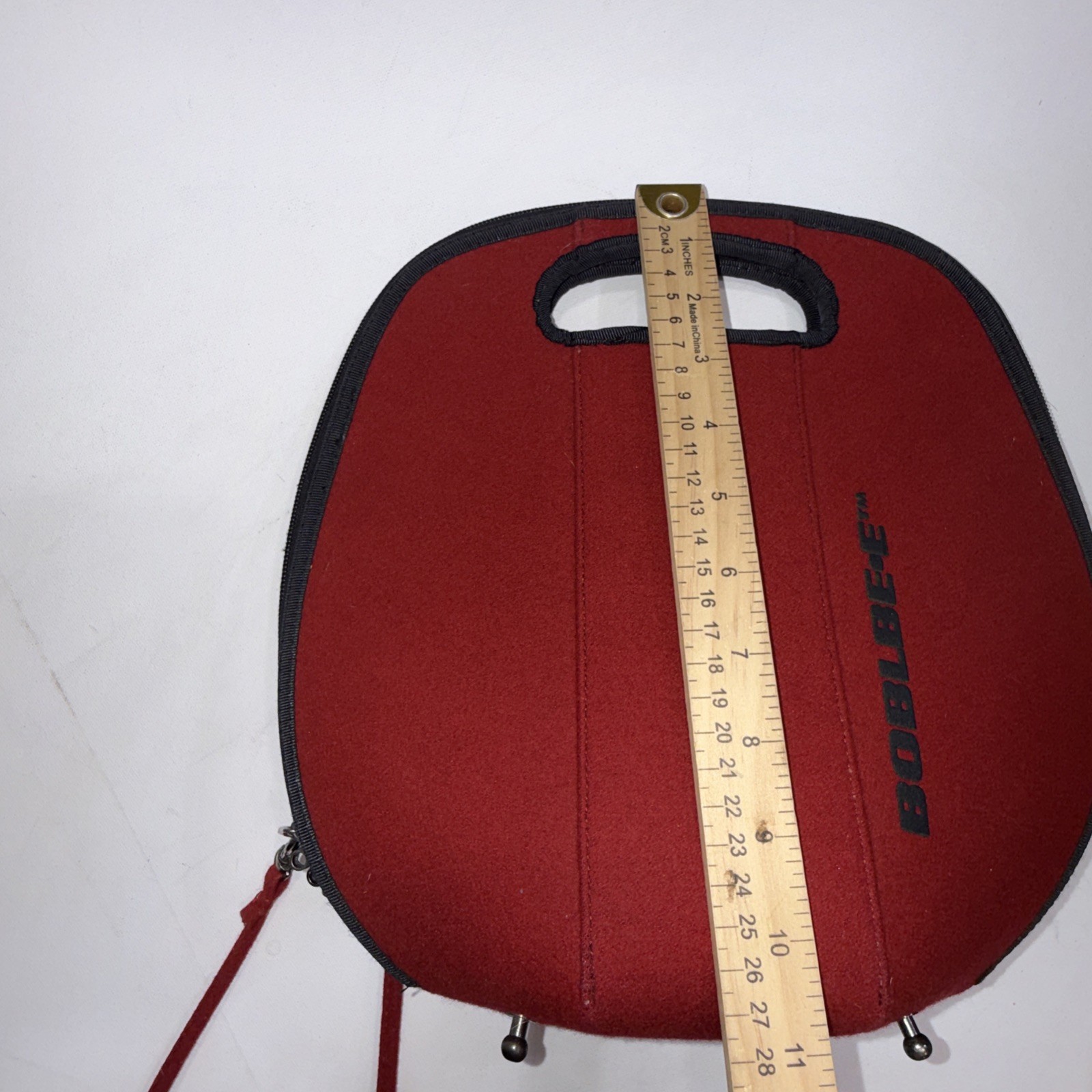 Boblbee Y2K Vintage Hard Shell Bag 2003 Made In Sweden Red Black *READ