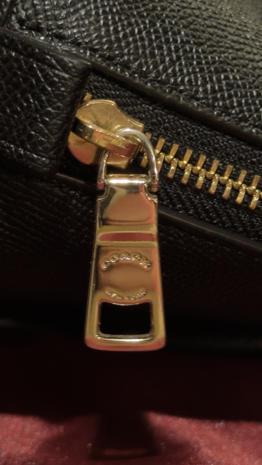 Small Coach Black Crossgrain Leather SIERRA Satchel Hand Bag Tote