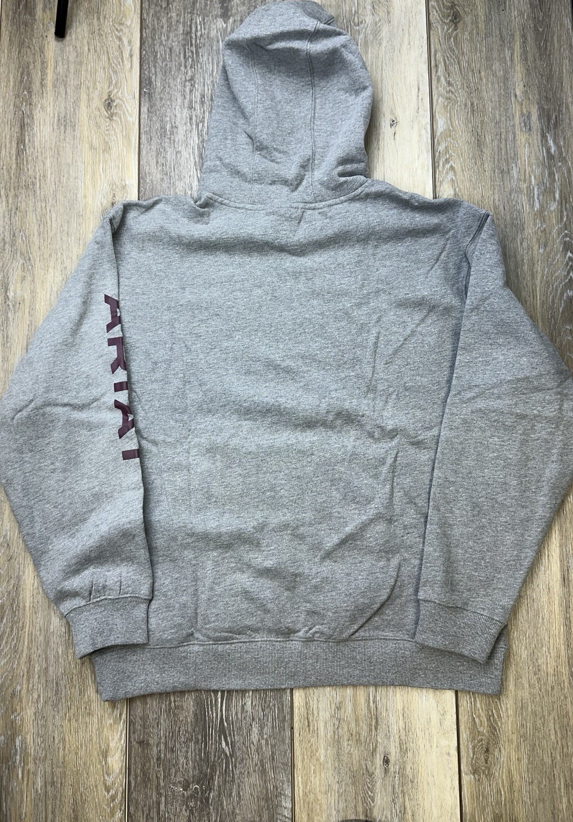 Ariat Men’s Lightweight Logo Hoodie Sweatshirt 10040817 Grey Size: XL