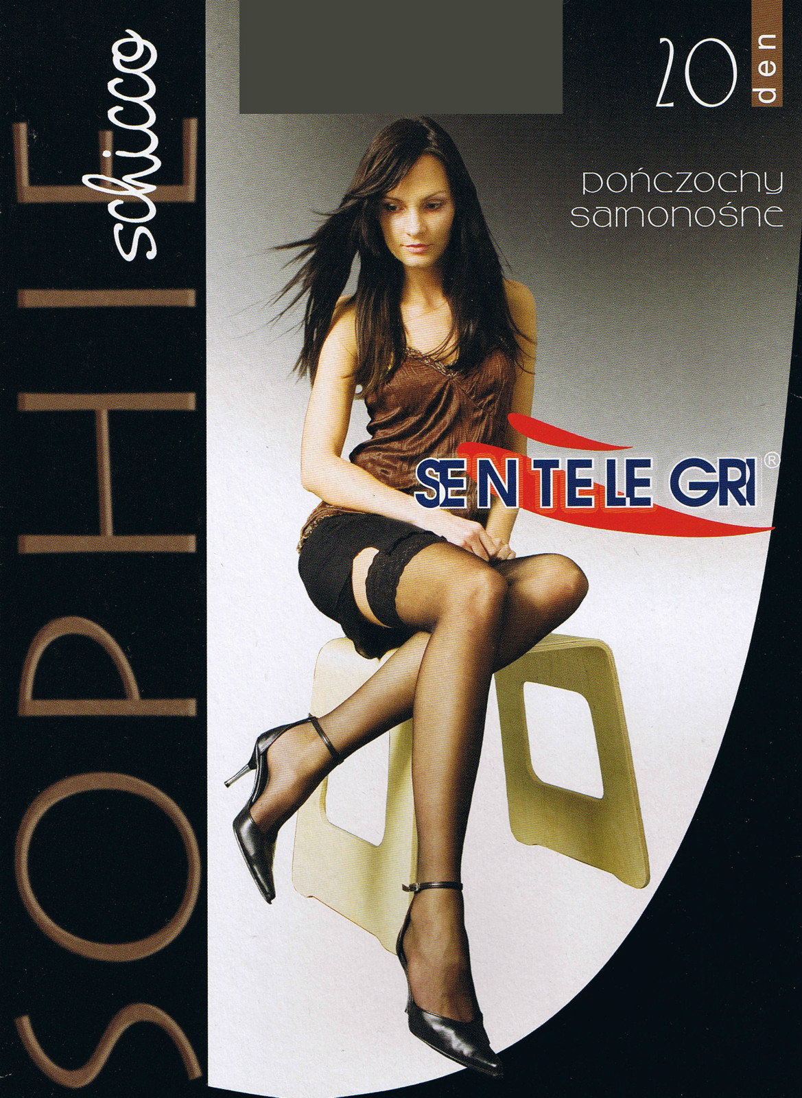 9 cm Deep Sensuous Sheer Lace Top Hold-ups 20 Denier -Sentelegri-“SOPHIE”