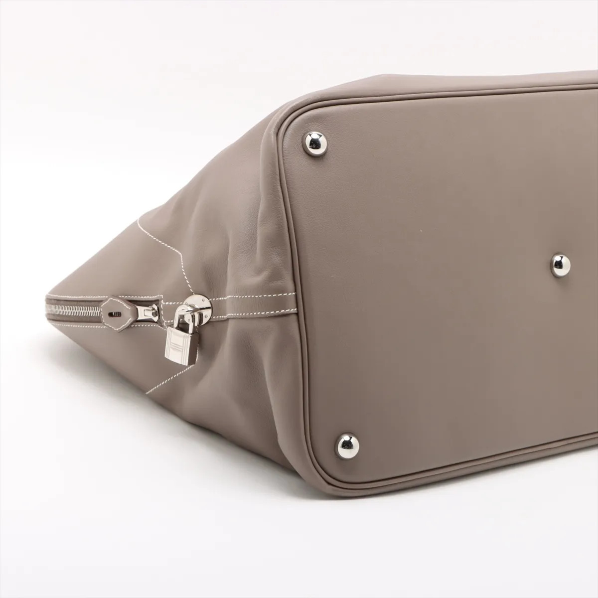 Hermès Bolide Relax 45 Veau Sikkim Gris asphalt Silver Metal Fittings U: 2022