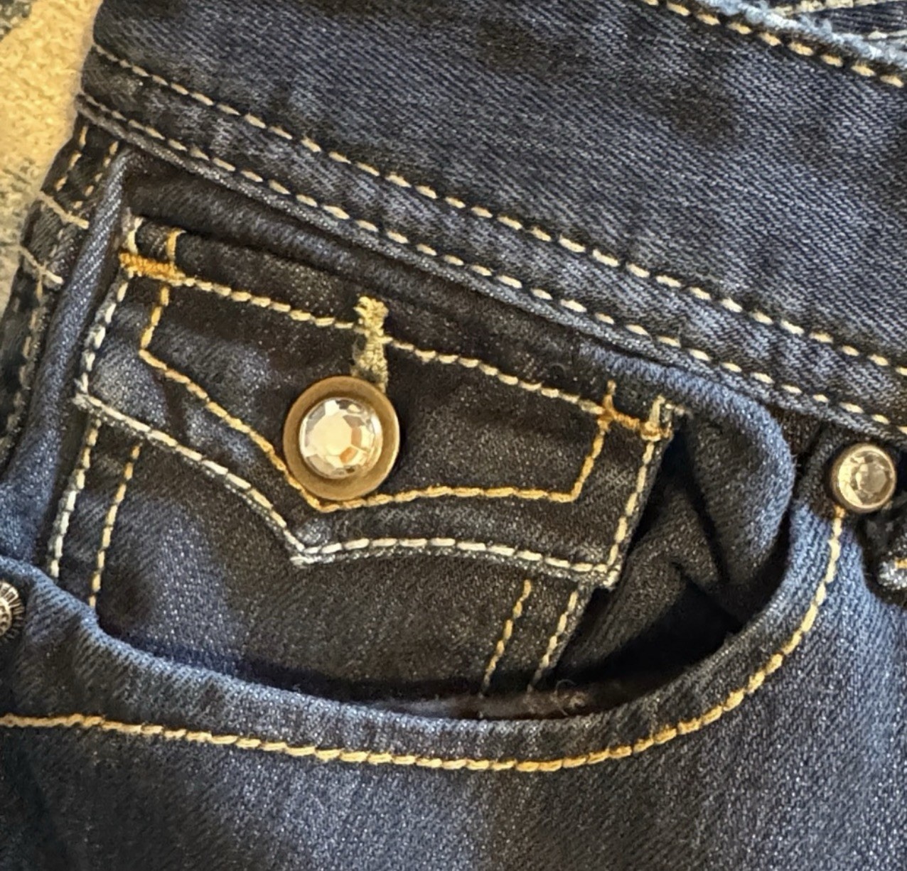 INC Denim 8P Dark Wash Bootcut Jeans
