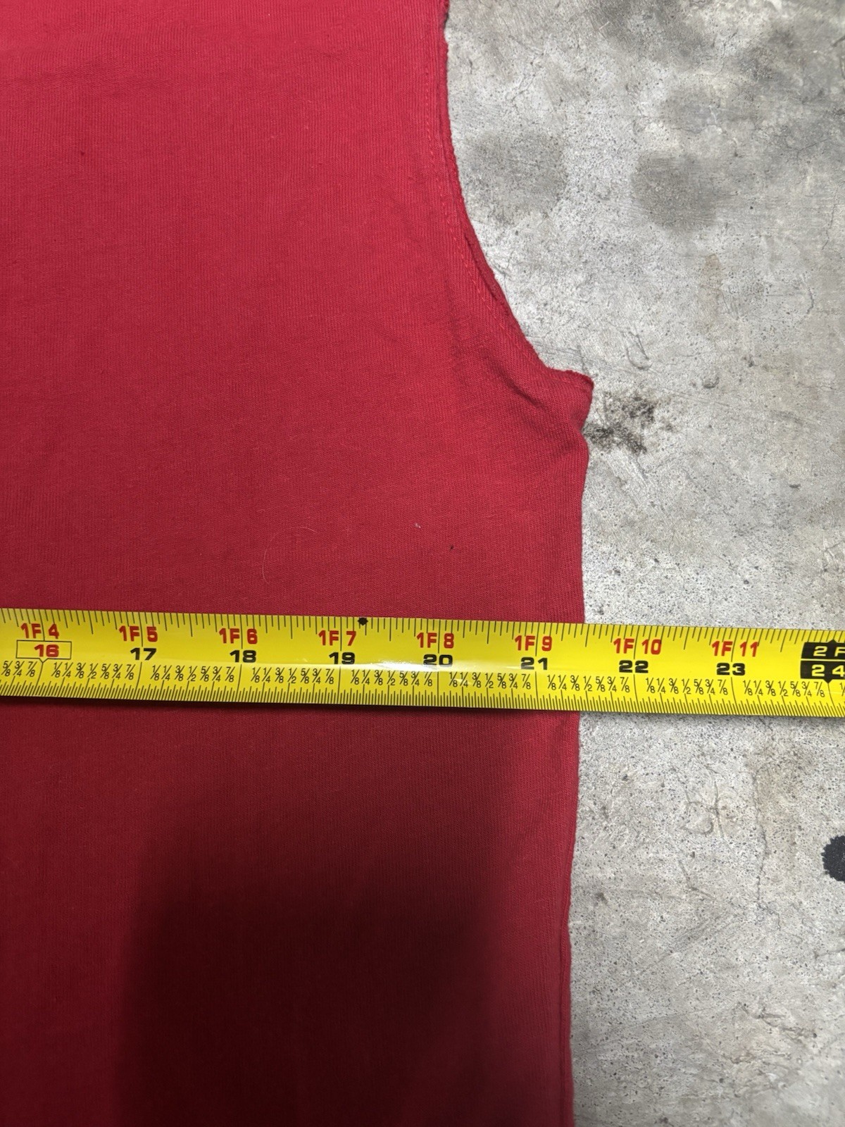Ecko Unltd Red Graphic Logo Sleeveless Crew Neck Tee Men’s XL Cotton