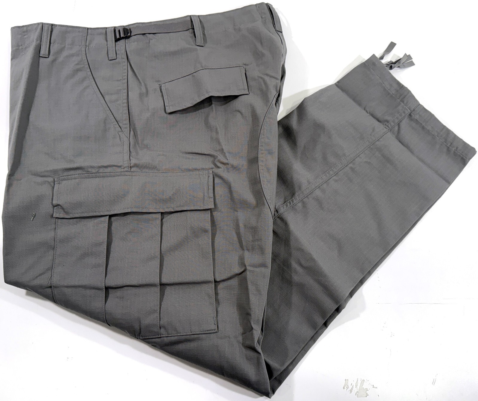 NEW SMALL SHORT TRU-SPEC MENS POLY COTTON RIPSTOP BDU PANTS 1304 GREY SM SHORT