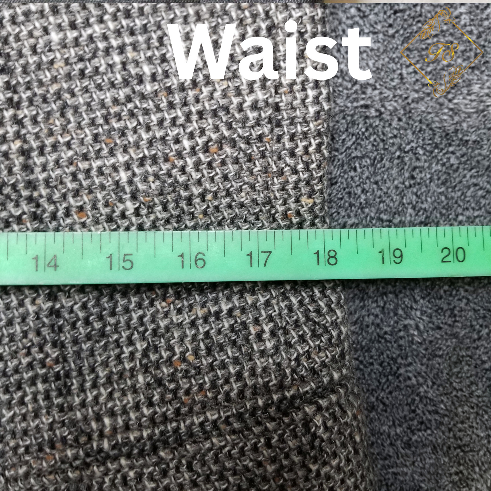 Vintage Montgomery Ward Gray Barley Tweed Men Blazer 38R Sport Coat Jacket Good