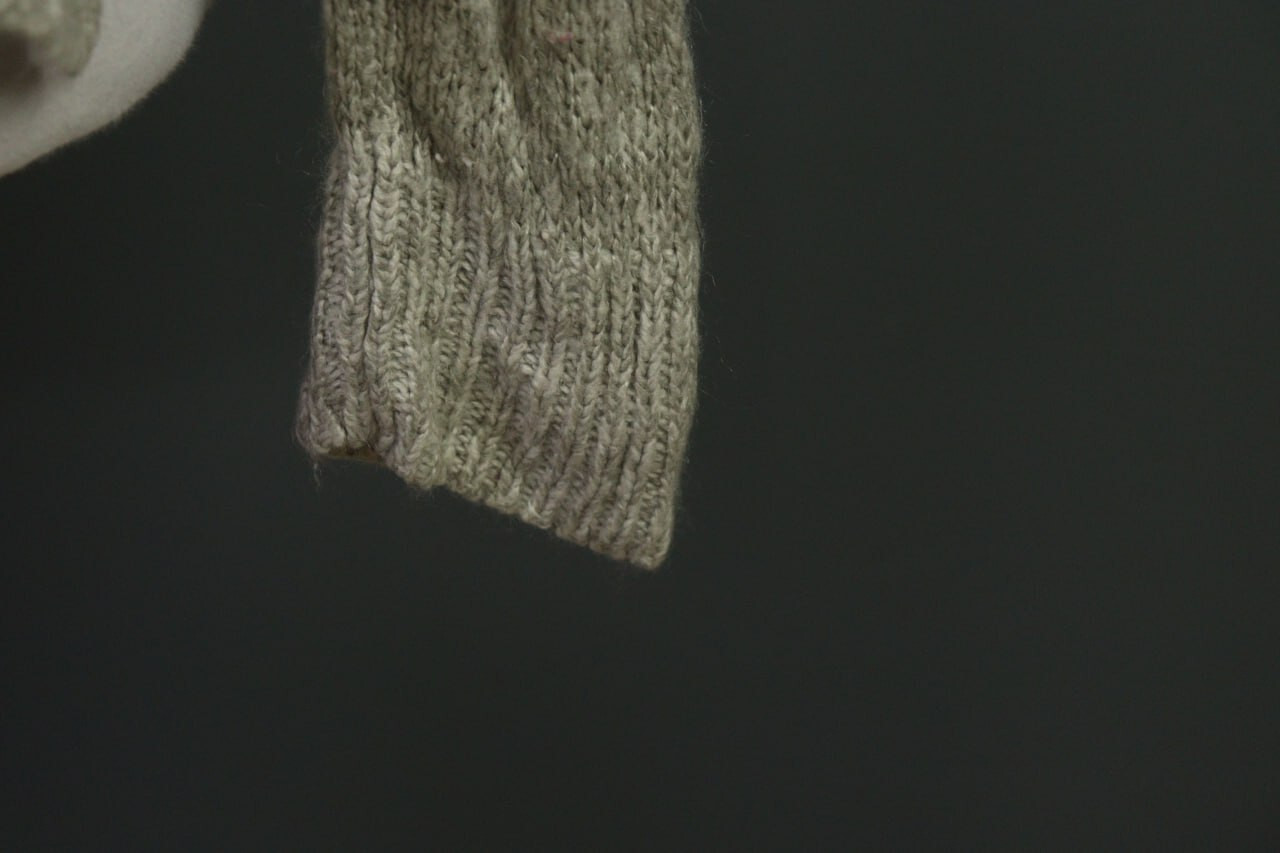 Ann Demeulemeester Ivory Turtle Neck Wool Knit Sweater Size L
