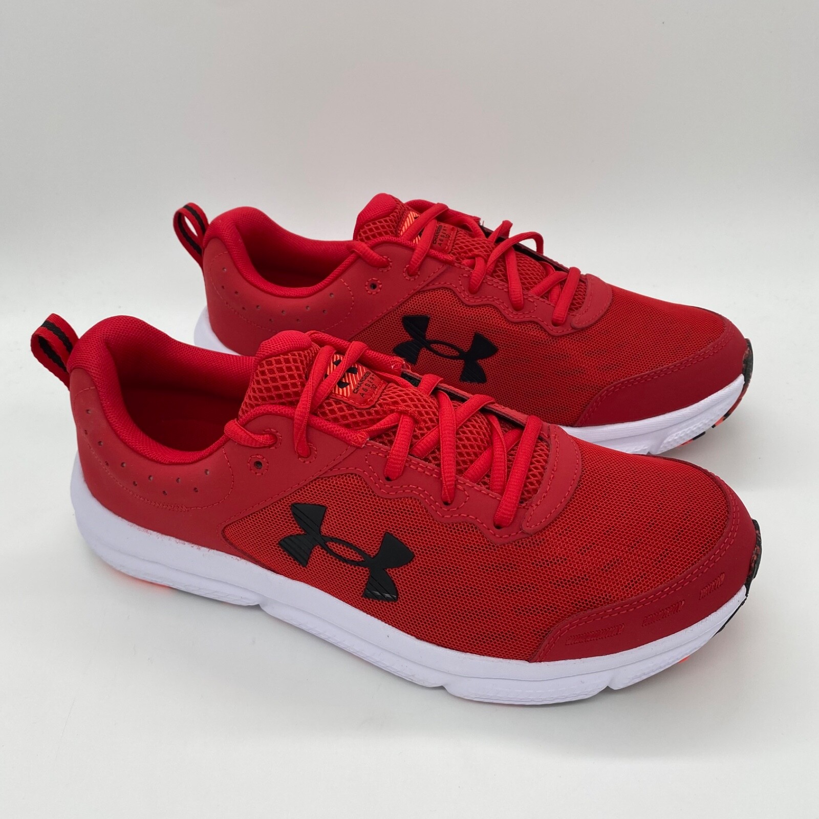 Under Armour Men’s UA Charged Assert 10 Shoes Casual 3026175-600 Red Size 11