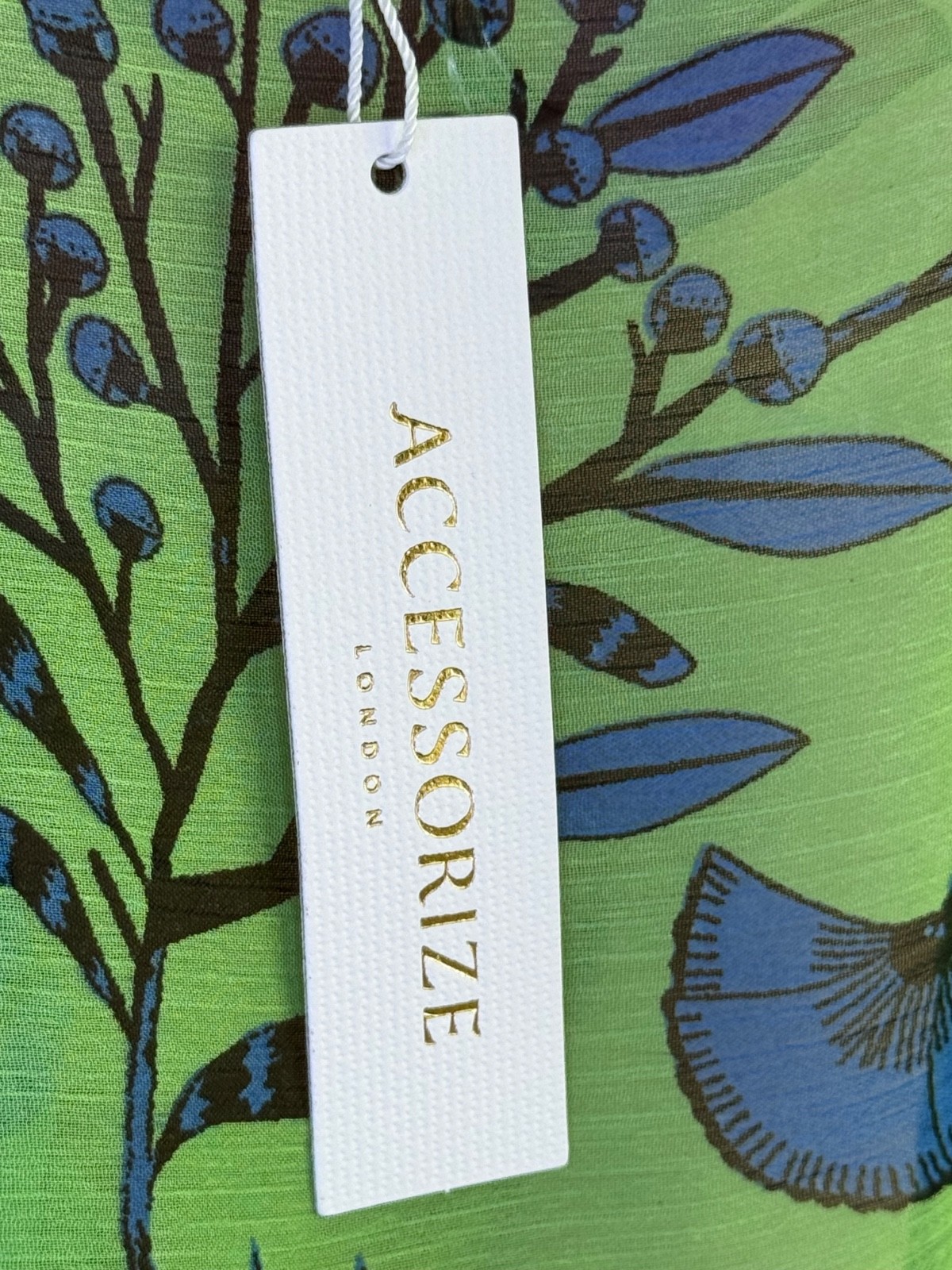Accessorize London Green & Blue Kaftan – Size: Medium – BRAND NEW WITH TAGS!