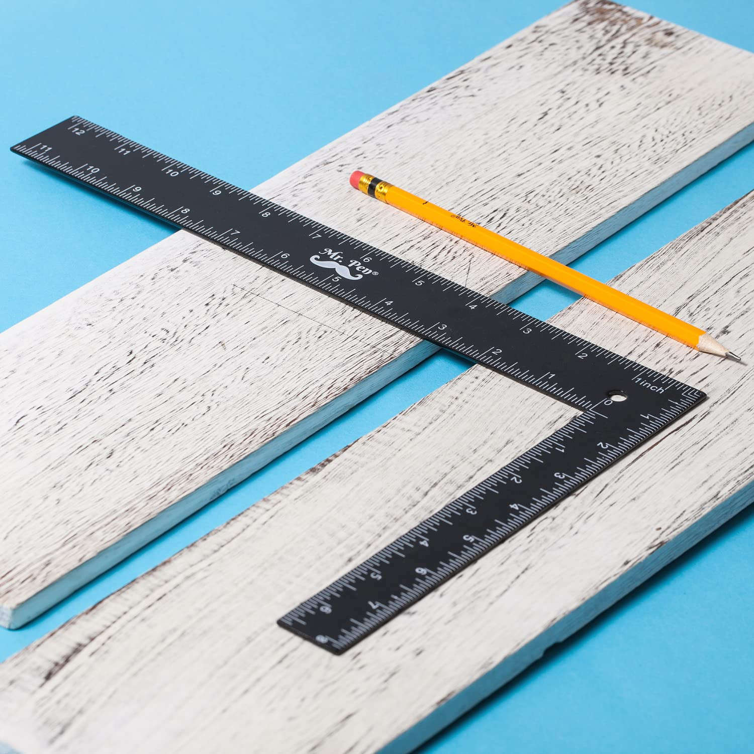 Mr. Pen- Carpenter Square, Framing 8 inch x 12 inch, Carpenters Black