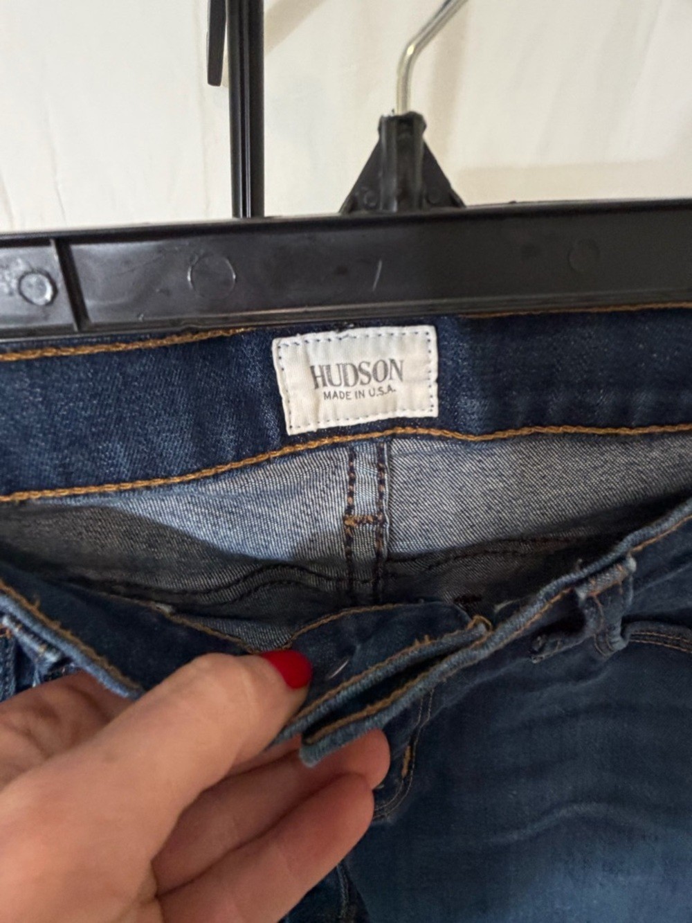 Hudson Nico Super Skinny Mid-Rise Jeans | Dark Wash | Size 26