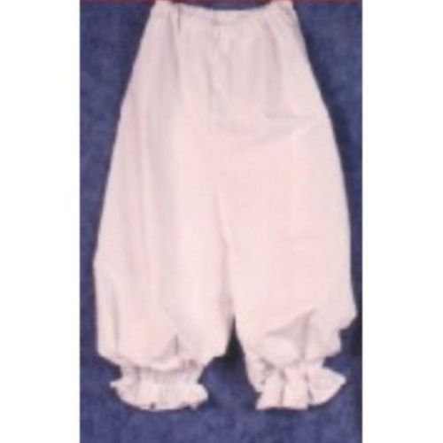 CHILD KIDS RAG RAGGY DOLL VICTORIAN COSTUME BLOOMERS PANTALOON WHITE RENAISSANCE