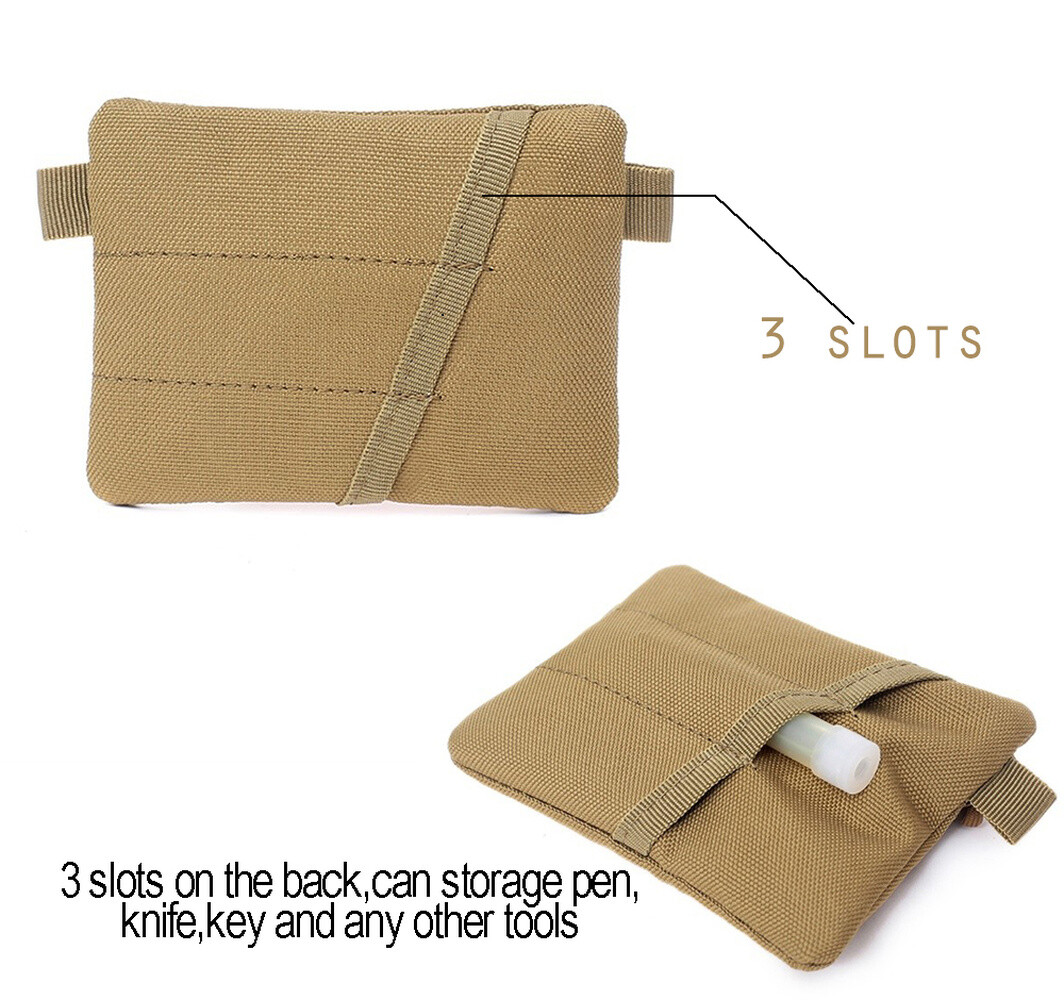 Tactical Wallet Men Pouch Money Storage Bag Purse Zipper Coin Card Holder Pocket