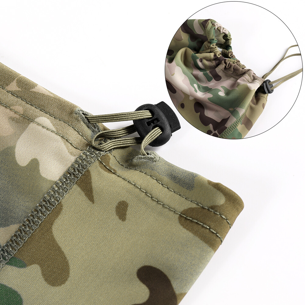 Balaclava Camo Scarf Neck Gaiter Face Mask for Men Women Outdoor UV Protection