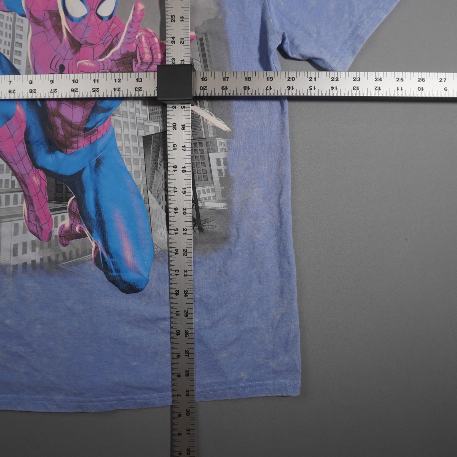 Marvel Spider-Man Light Blue Wash T-Shirt XL