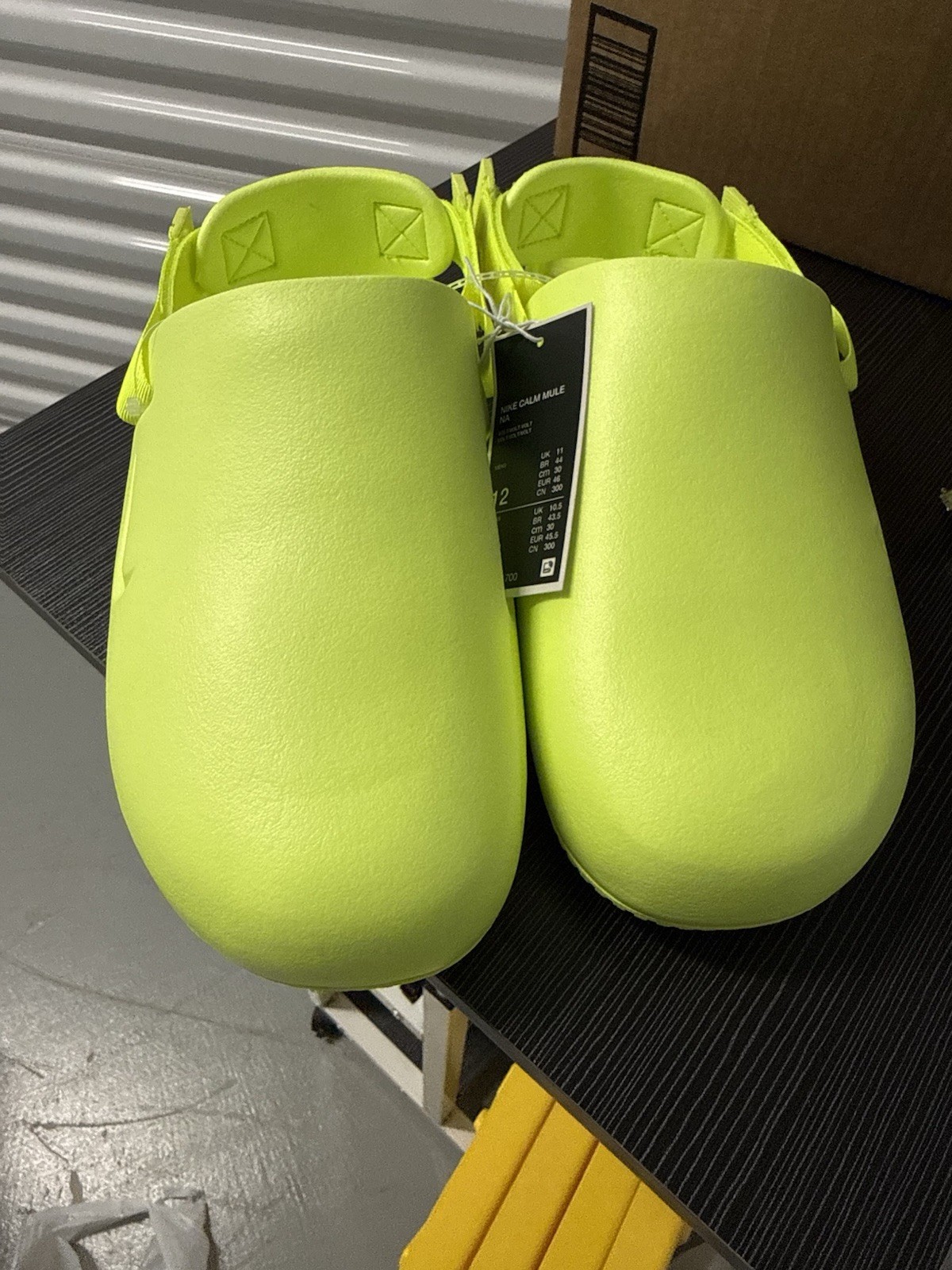 Men’s Green Slide Sandals US 12 Rubber Upper New Without Box
