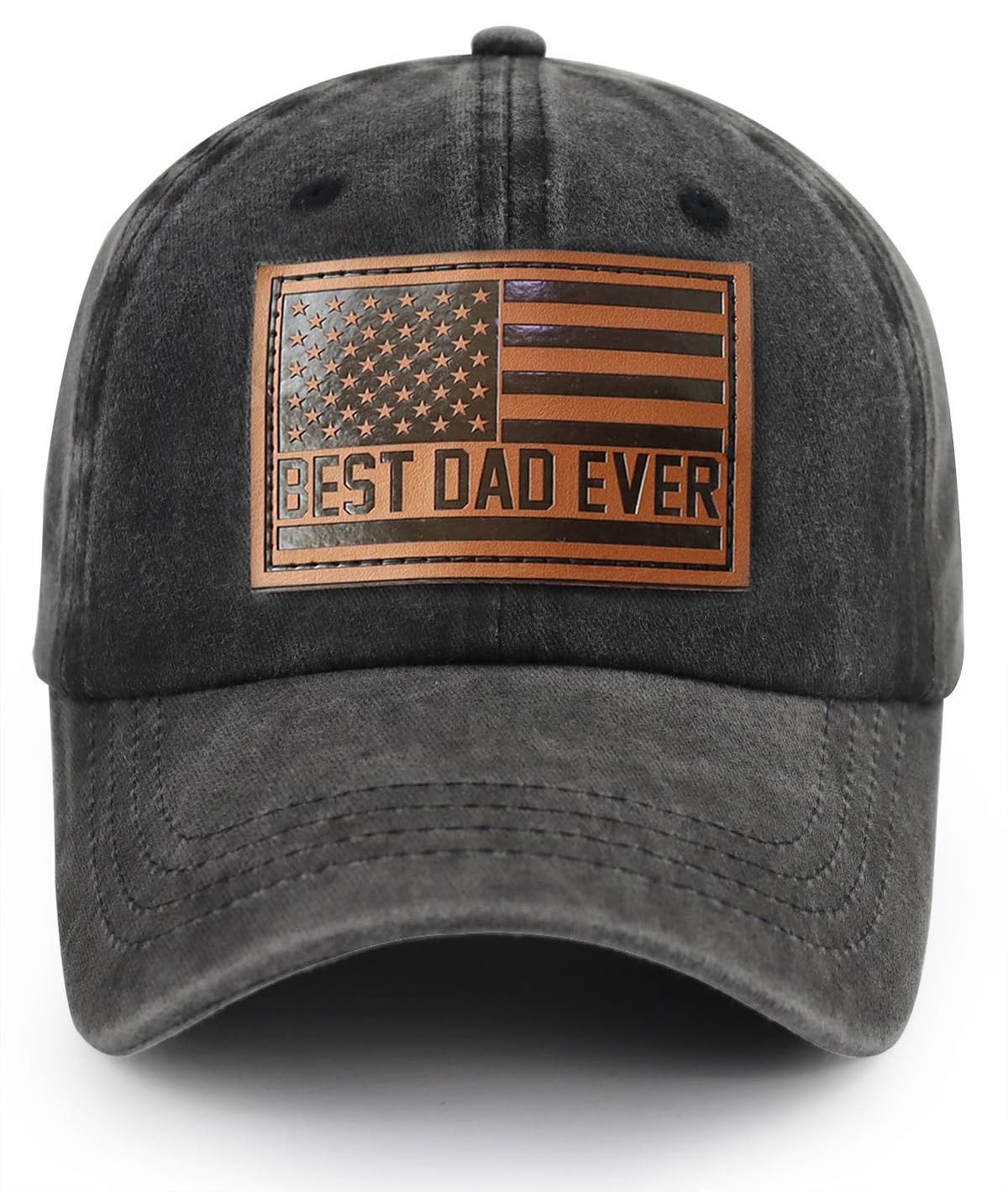 Fathers Day Birthday Gifts from Daughter Son Wife,Dad Hat for One Size, Black