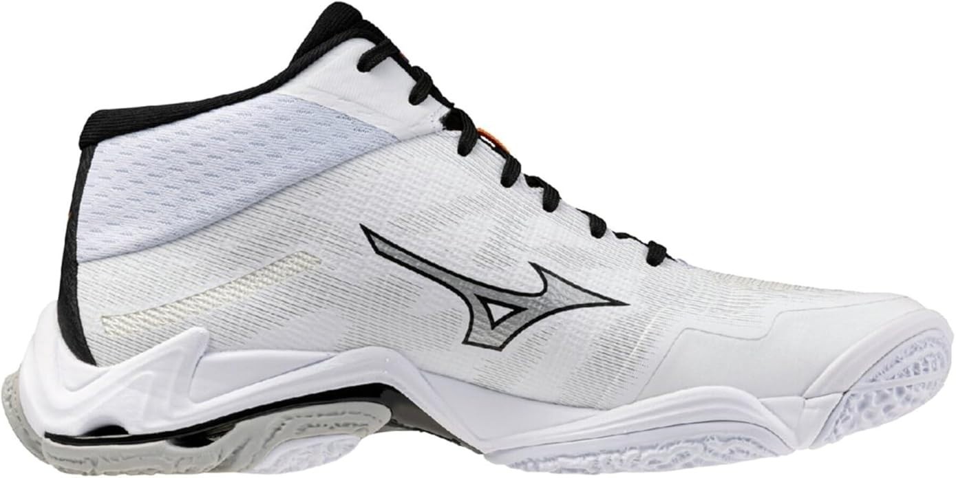 MIZUNO Volleyball Shoes WAVE LIGHTNING ELITE MID V1GA2605 White/Black