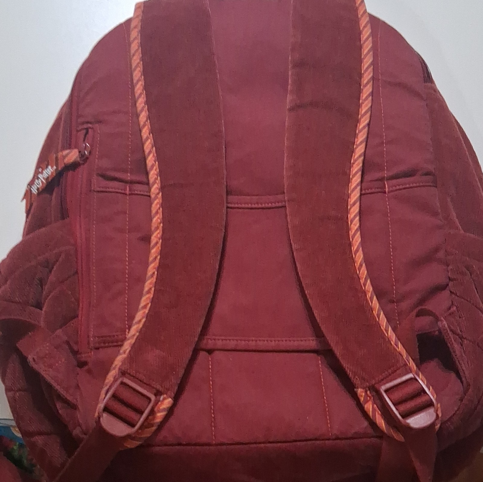 Vera Bradley Harry Potter Gryffindor Burgundy Large Quilted Backpack Zip