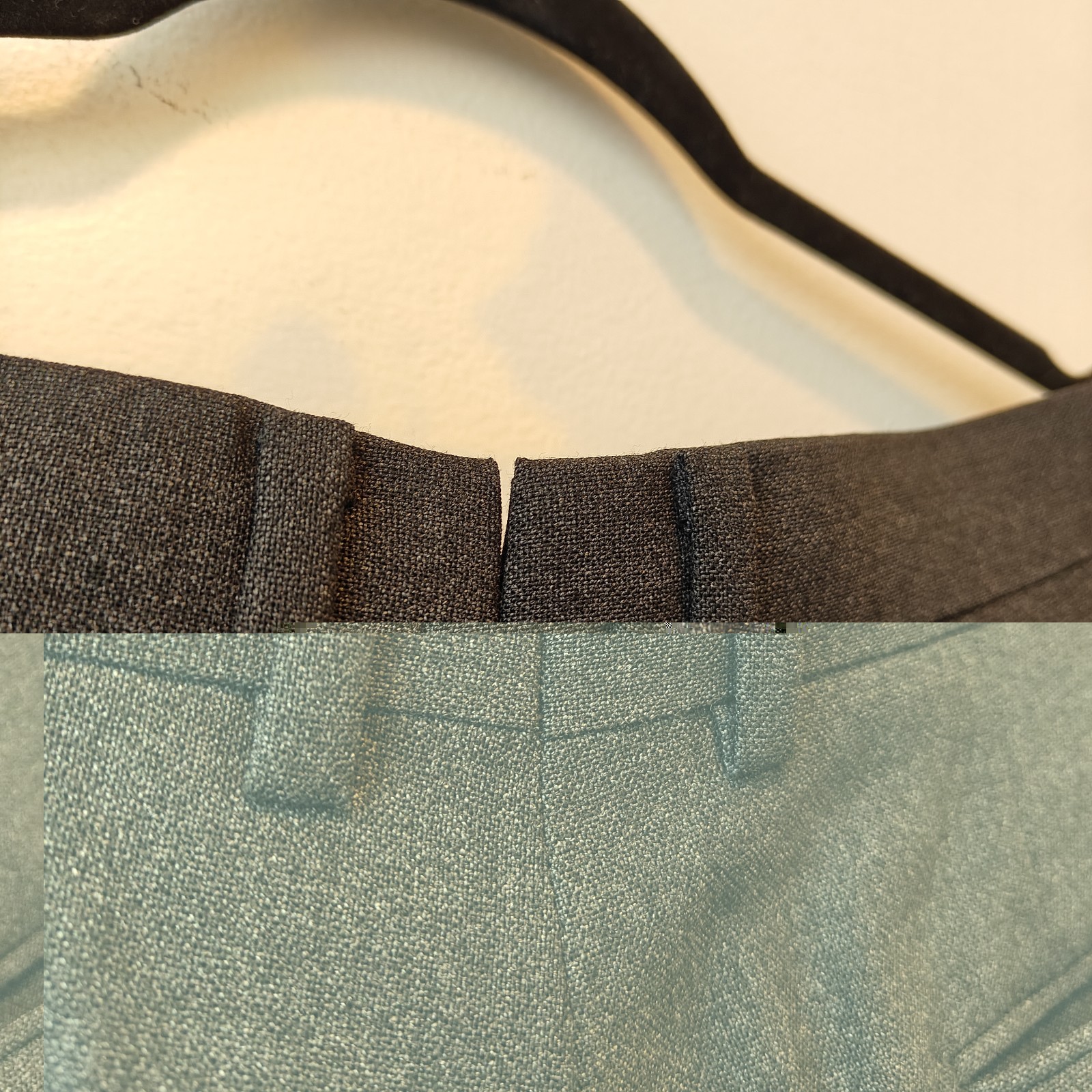 Ring Jacket (The Armoury Type B) Pleated Creased Wool Trousers 52IT, W34-36