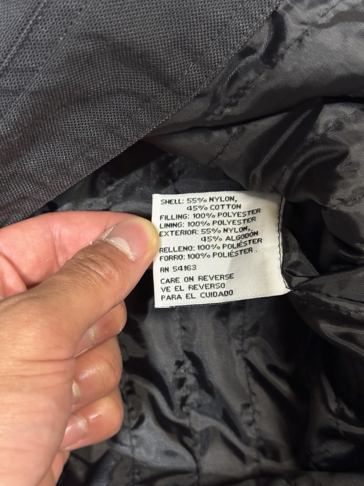 Kenneth Cole New York Men’s M Black Workwear Jacket Lined Zip Snap Stand Collar