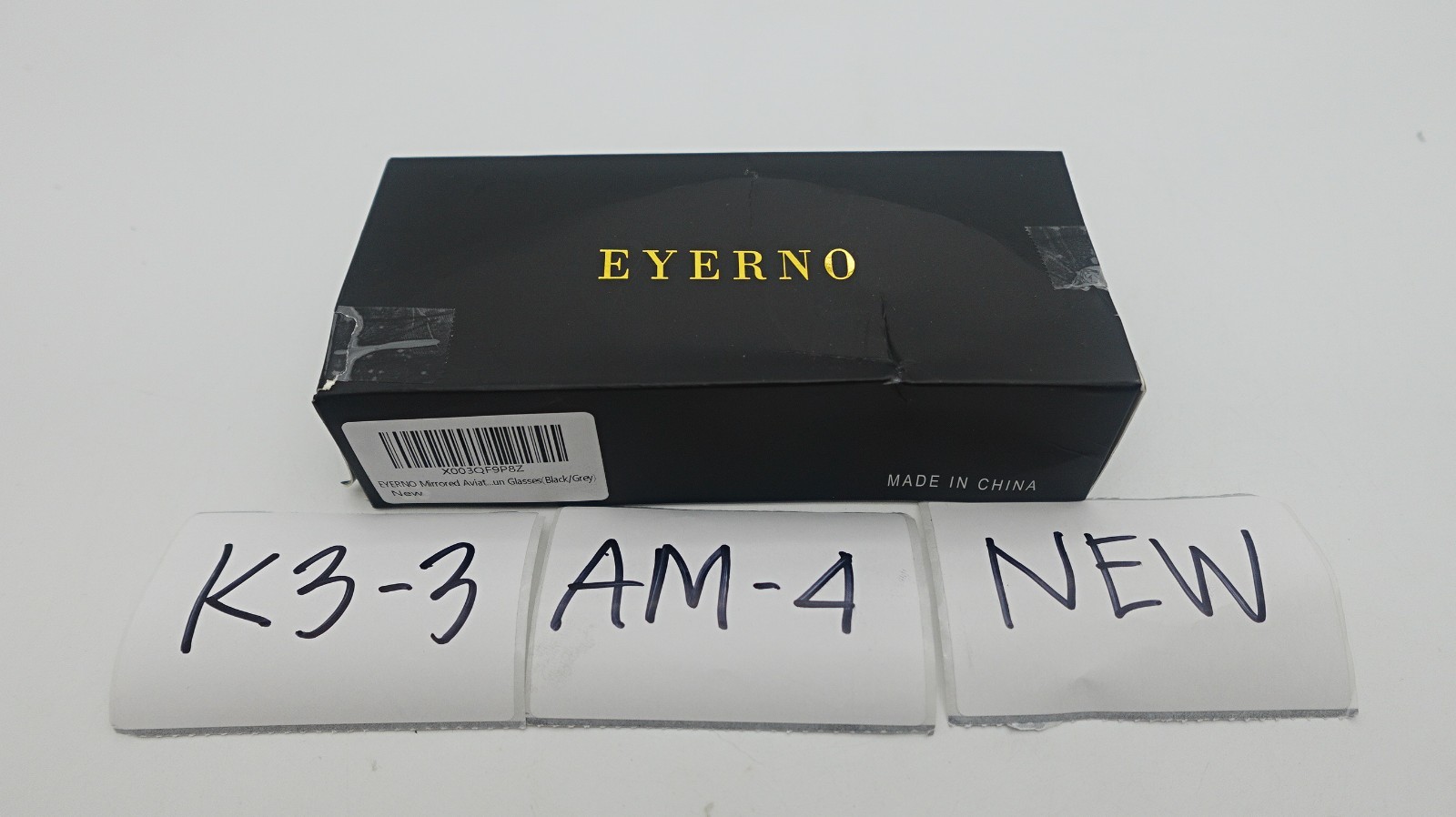 EYERNO Black and Grey Mirrored Aviator UV400 Sunglasses for Men and Women