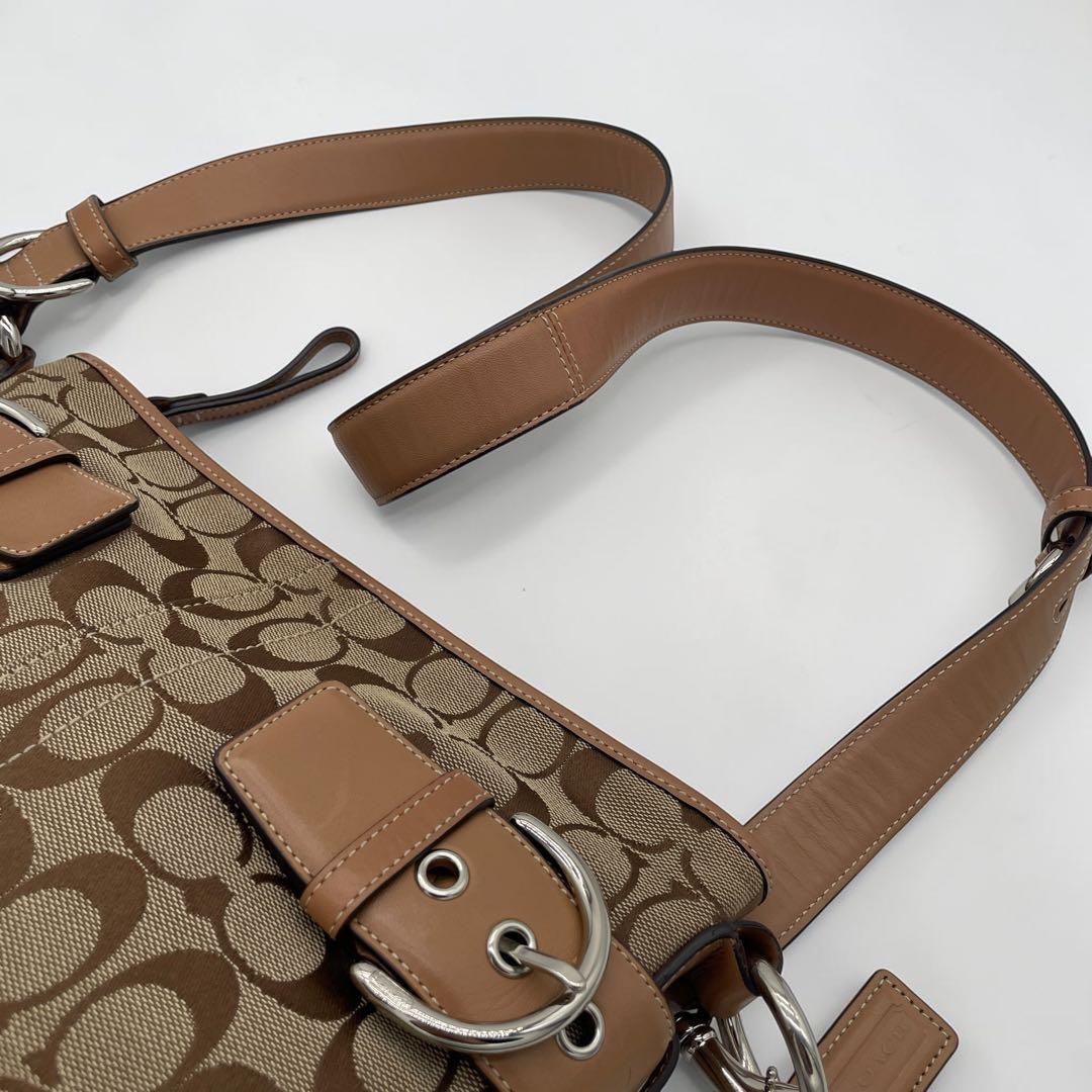 COACH Signature Shoulder Bag F03574 18a