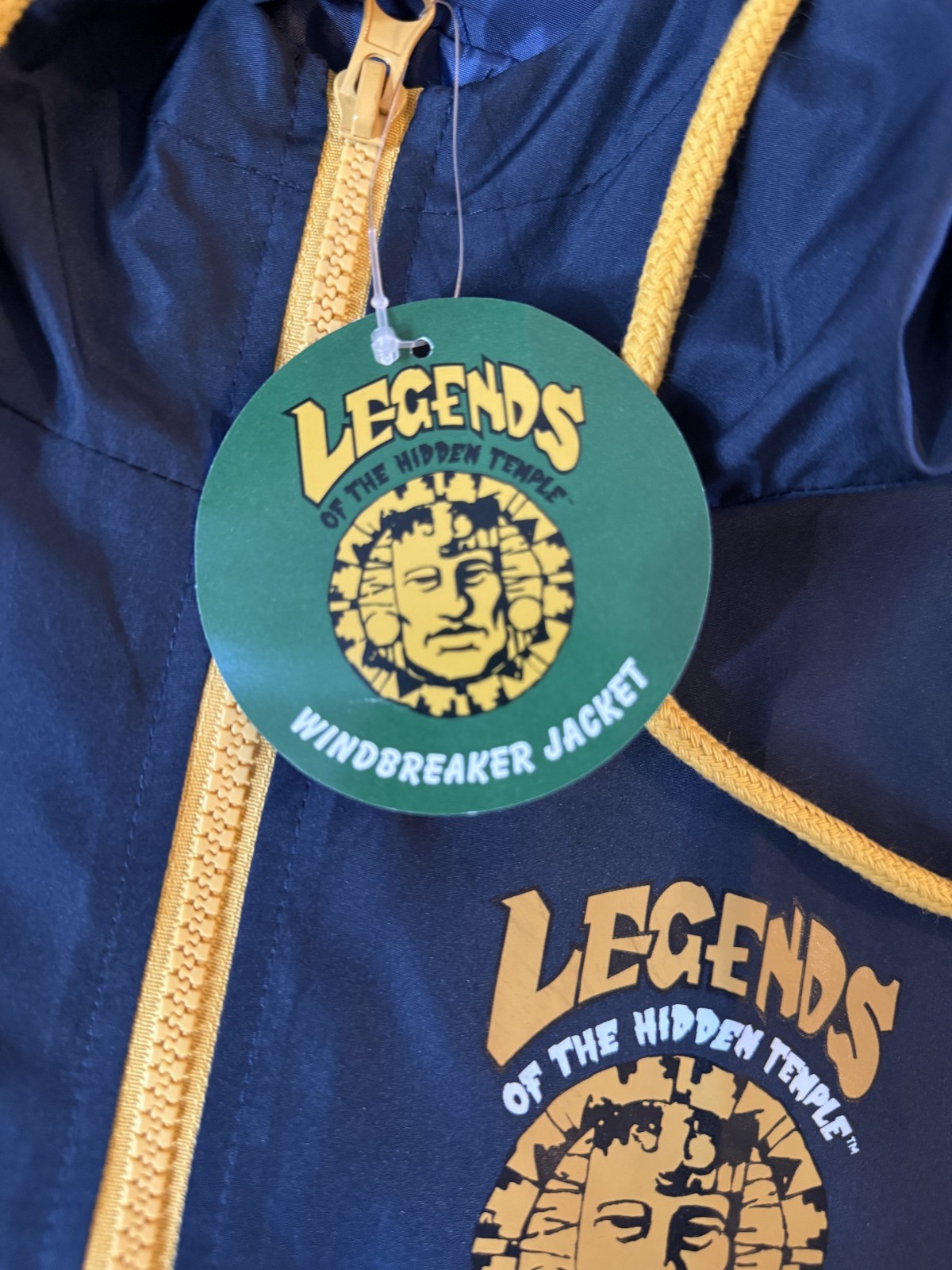 Nickelodeon Legends Of The Hidden Temple Pullover Zip Windbreaker Nick Box M