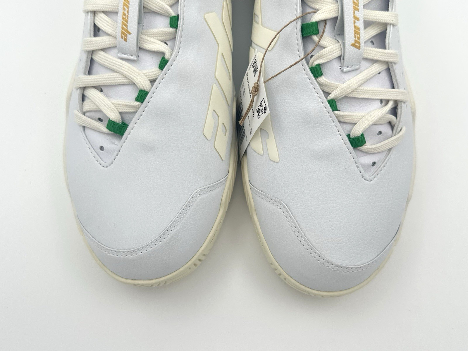Adidas Barricade U Stanniversary Men’s Size 10 White Green Tennis Shoes GZ1408