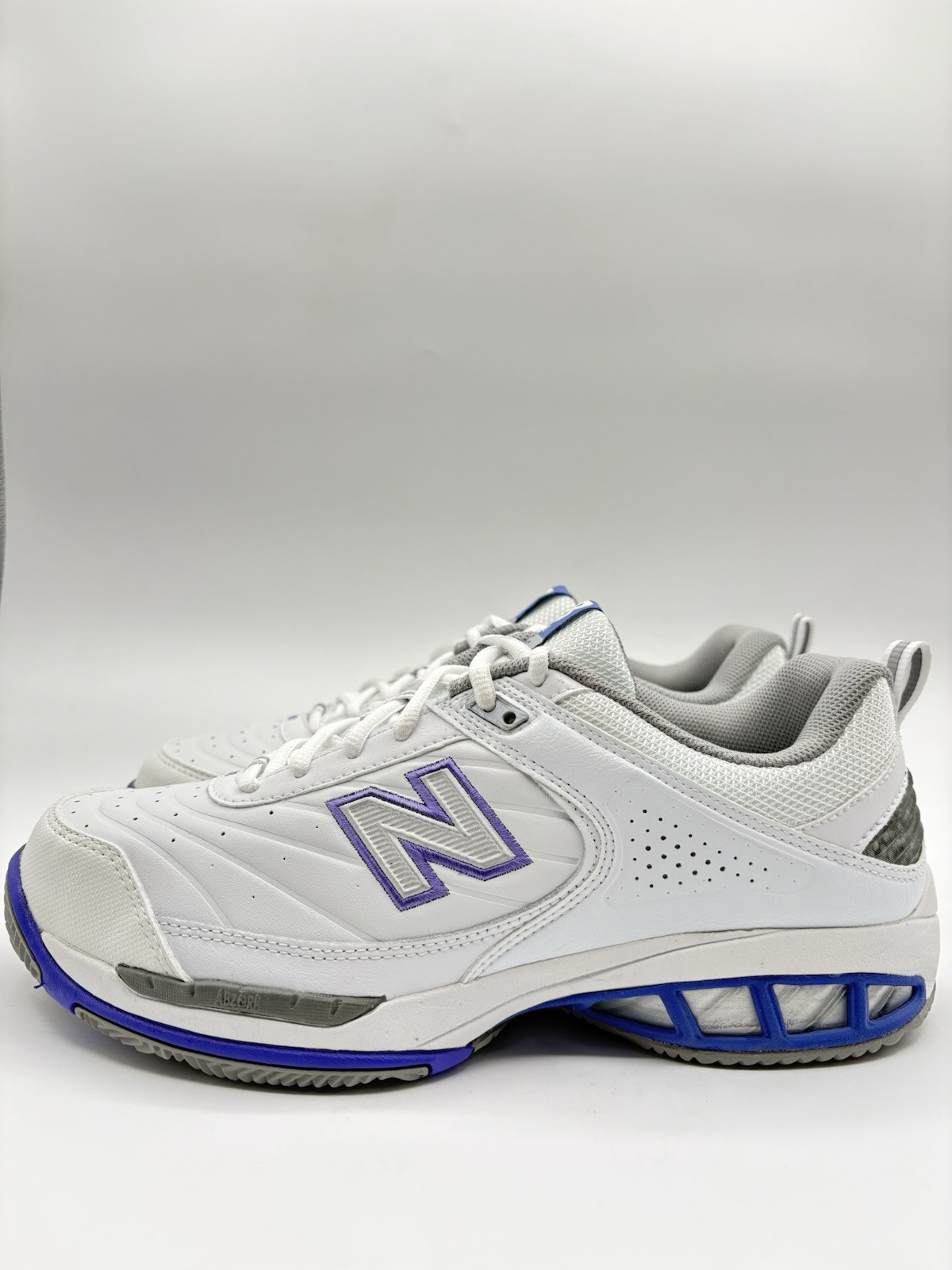 New Balance Women’s 806 Tennis Size 6 2E (X Wide) White/Purple |WC806W|