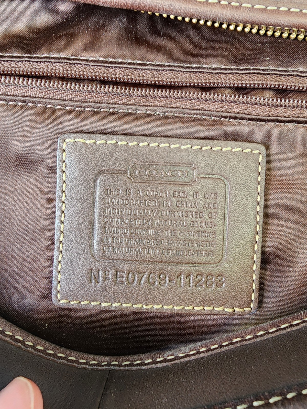 Coach Y2K Brown Leather Ergo Hobo Shoulder Bag – VINTAGE Classic- Pre Owed -Look