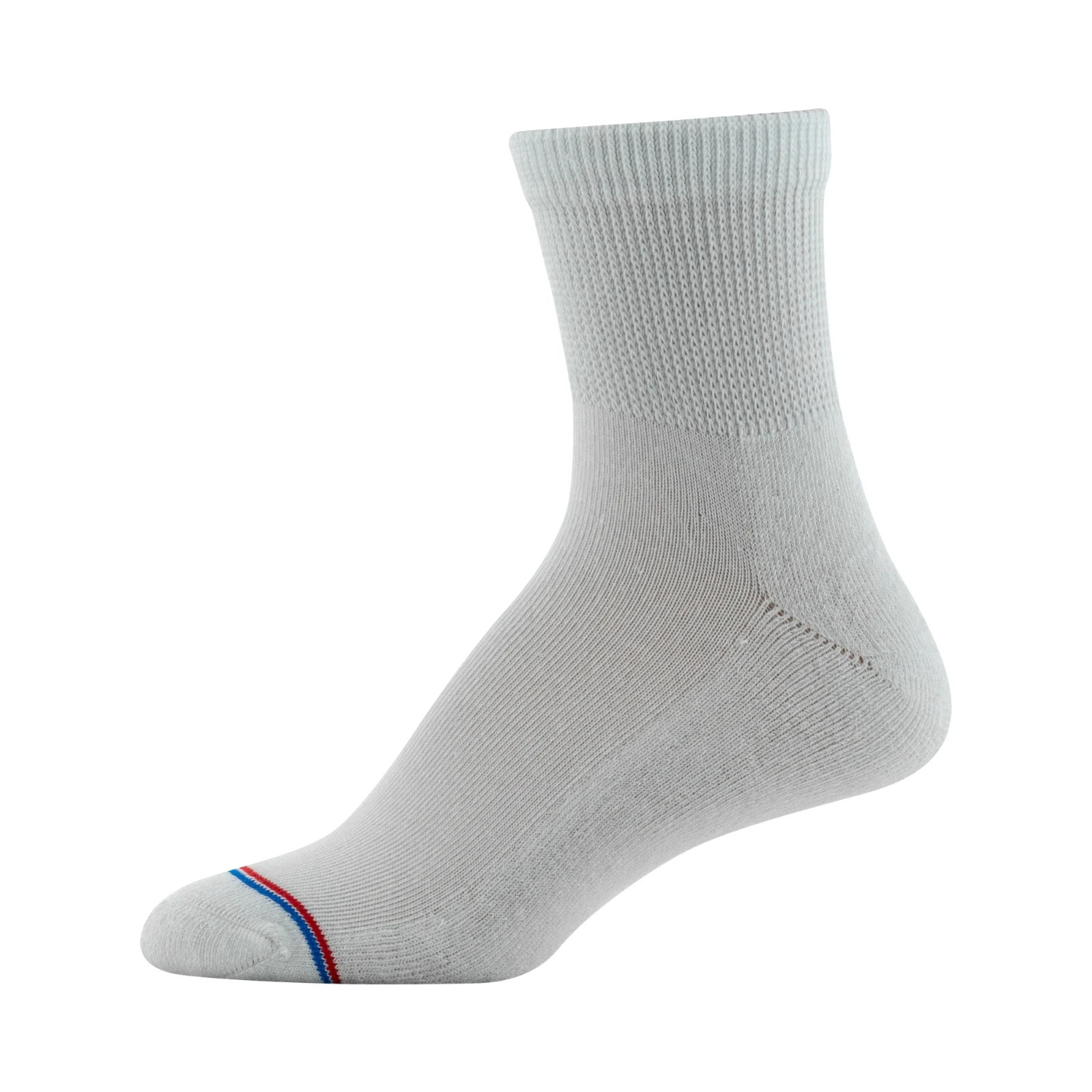 MediPeds Diabetic Womens Half Cushion Ankle Sock 6 Pairs Women’s Shoe Size 10-13