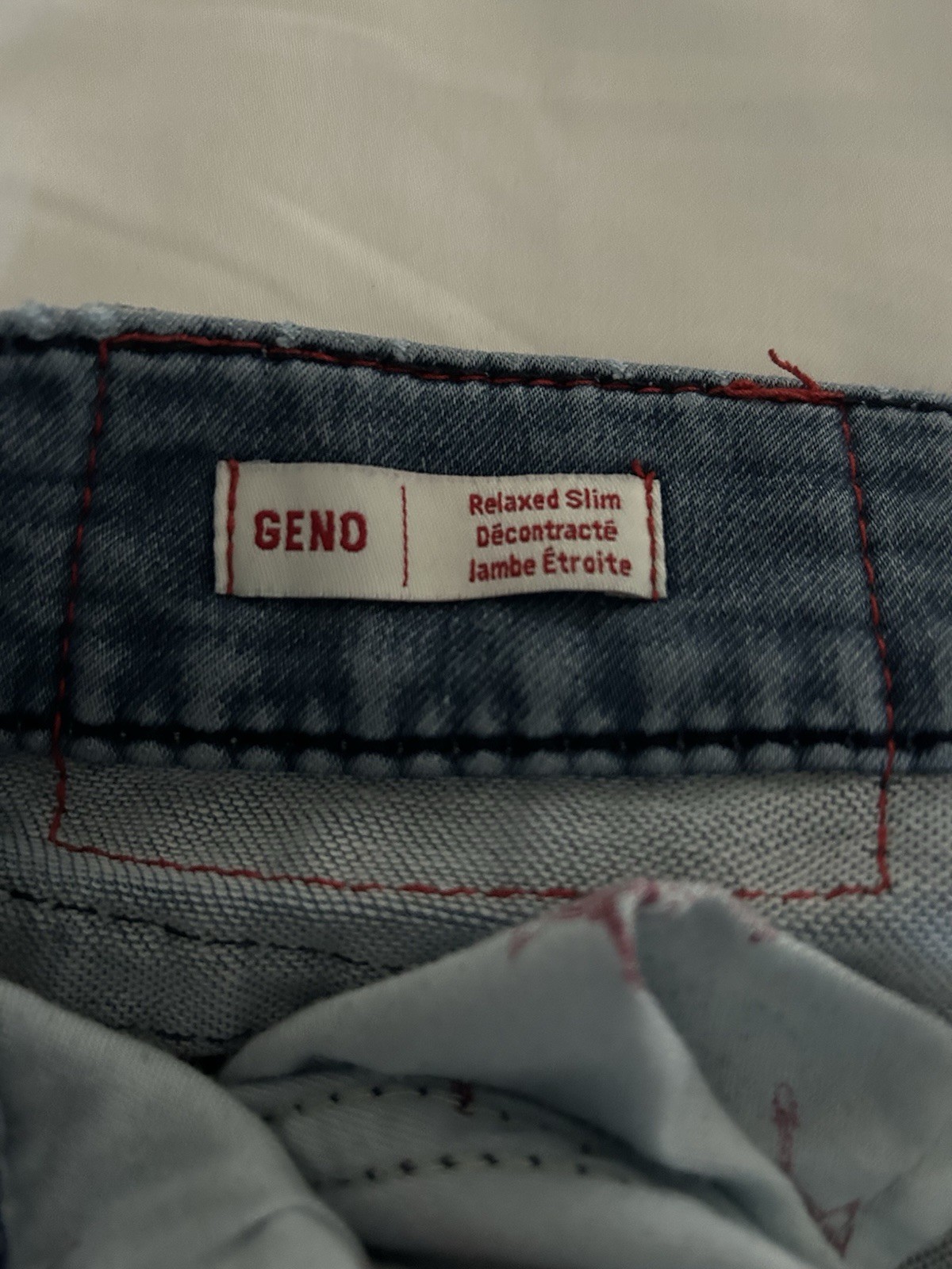 True Religion Men’s Geno Relaxed Slim Fit Jeans, Size 36