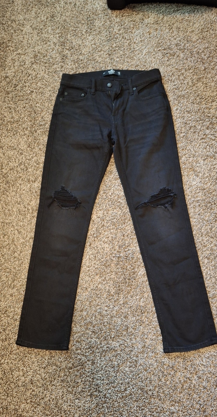 Hollister Black Jeans. Good Condition. Size W29 L32.