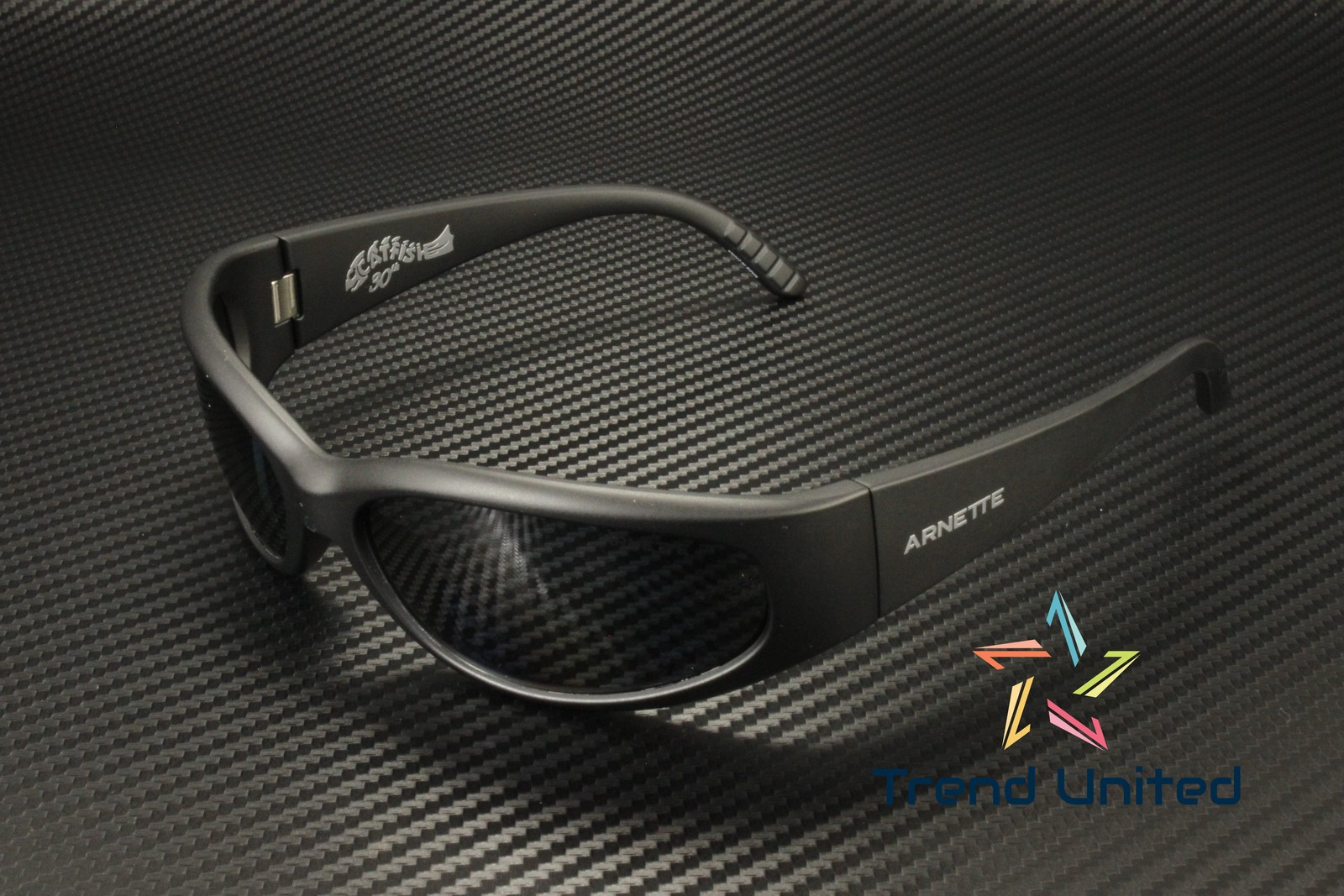 ARNETTE AN4302 275881 Catfish Matte Black Grey Polarized 62 mm Men’s Sunglasses