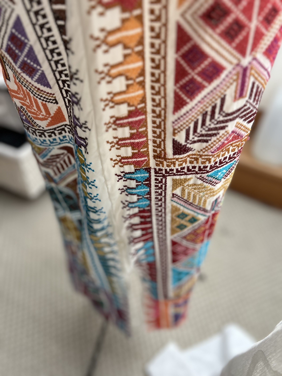 Aztec Print Slip Dress MBoho Patchwork maxi dress