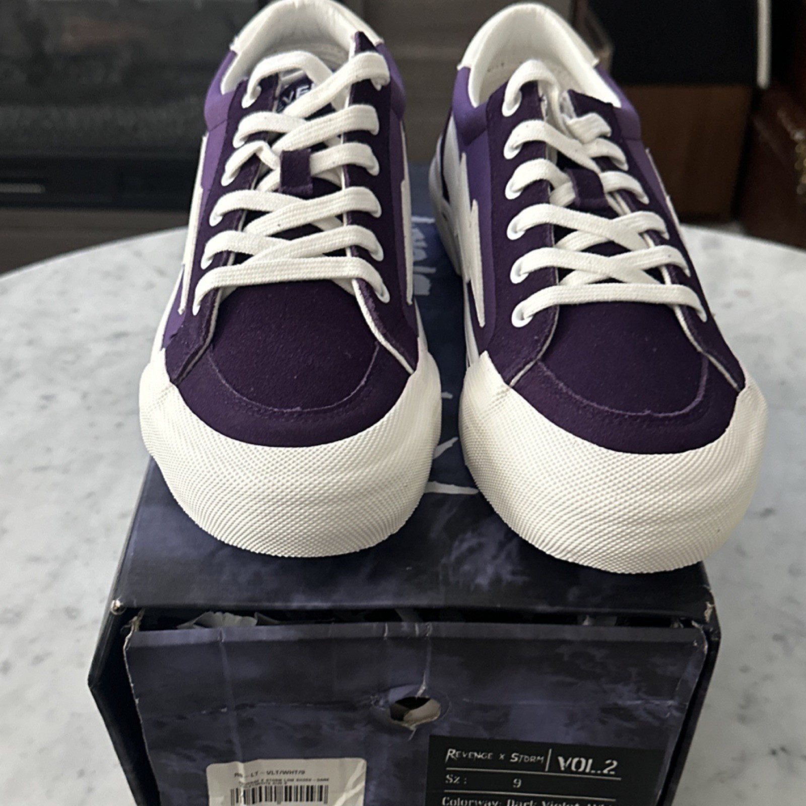 Revenge X Storm Vol.2 Low Top Purple/White Unisex (Damaged Box , MSRP: $200)