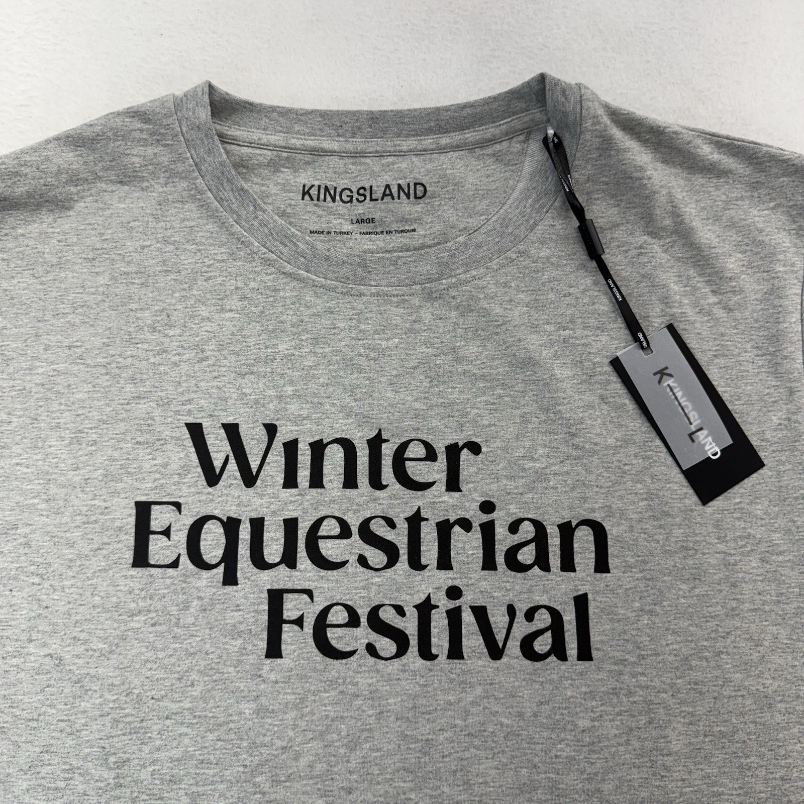Kingsland WEF Winter equestrian festival sweatshirt Large Wellington FL NWT