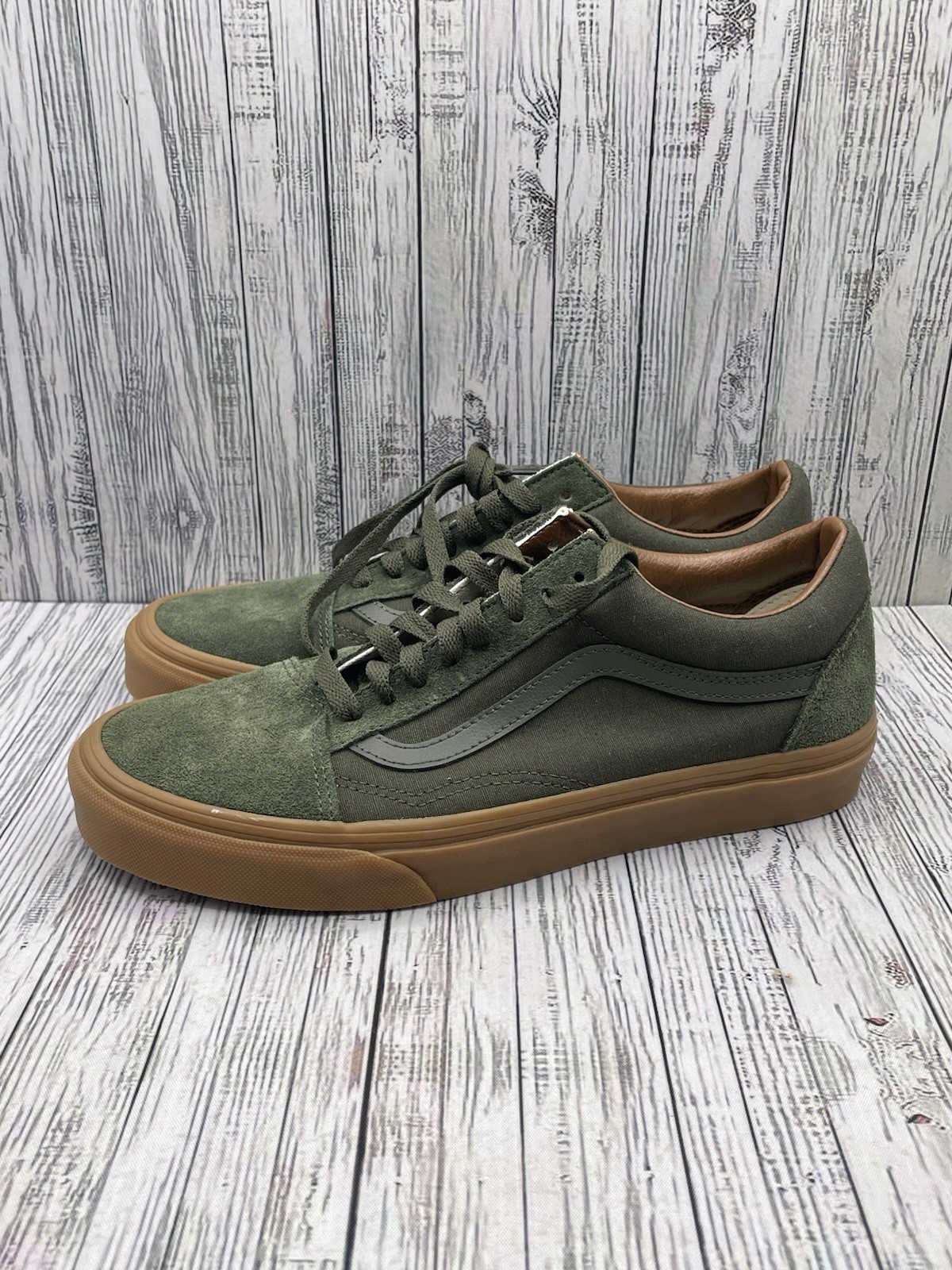 Vans Adult Unisex Off The Wall Green Casual Sneakers Men 8/Women 9.5 New